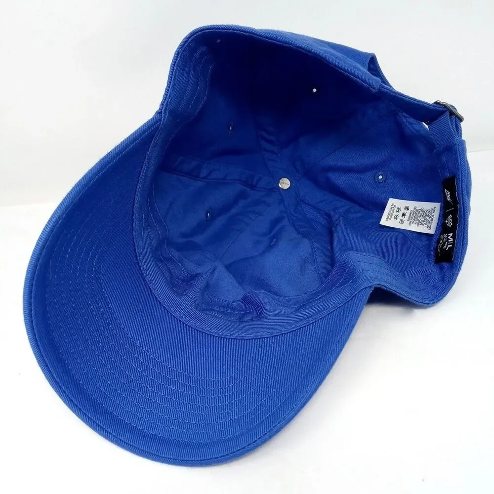 Nike Sportswear Club Cap Size Medium/Large Adjustable Dad Hat Blue Twill